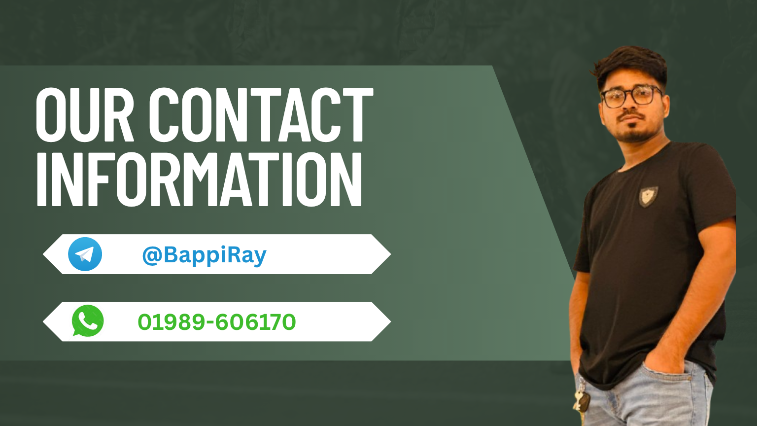 our contact information